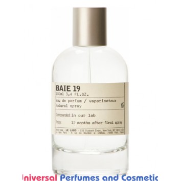 Our impression of Baie 19 Le Labo for Unisex Concentrated Perfume Oil (2614) 